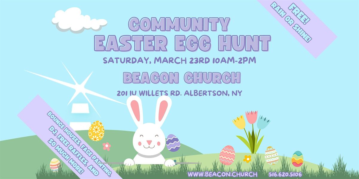 Community Easter Egg Hunt FREE!!, Beacon Church, Albertson, 23 March 2025 AllEvents.in