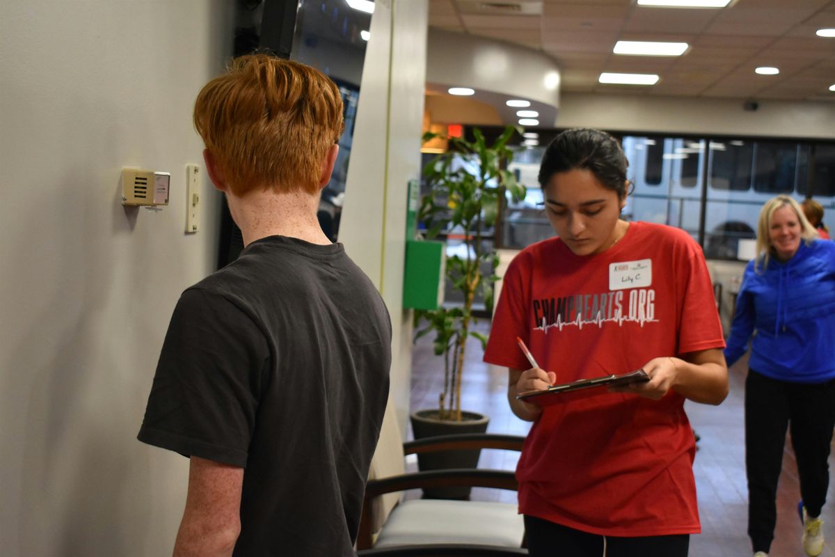 VOLUNTEER on 2/28/2026 for the Teen Heart Screen in Longview, TX