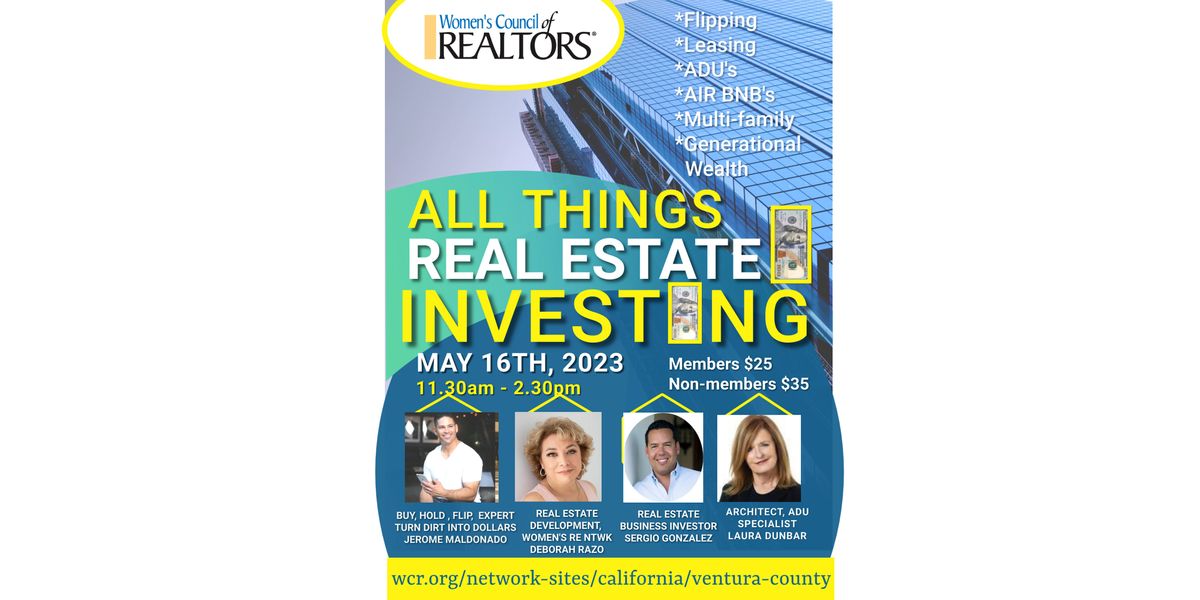 ALL THINGS REAL ESTATE INVESTING, Spanish Hills Country Club, Camarillo