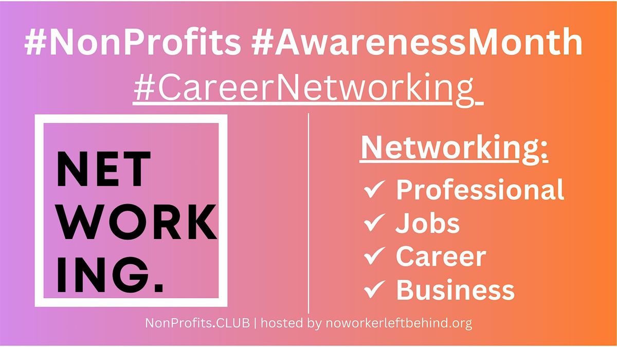 Nonprofit Community Virtual Career Networking Event Toronto YYZ