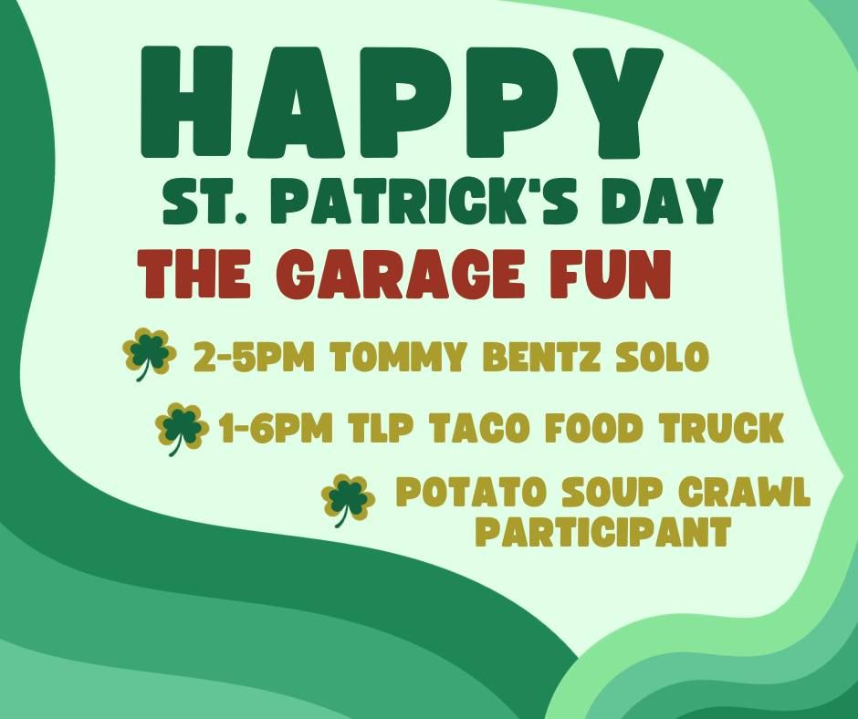 St Patricks Day at The Garage, The Garage Bikes + Brews, River Falls