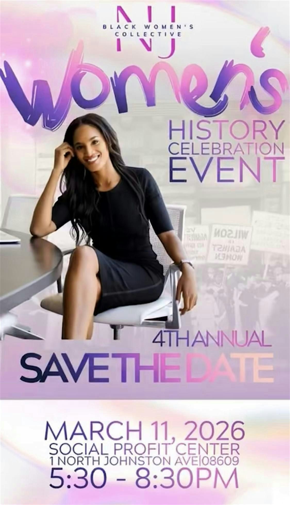NJBWC 4th Annual Women’s History Month Event, 11 March | Event in Hamilton | AllEvents