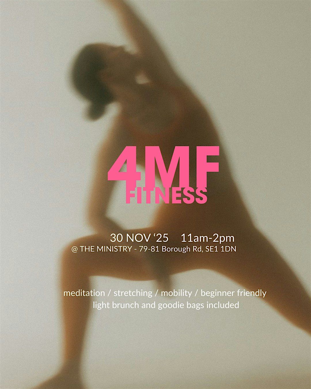 4MFFITNESS, 30 November | Event in London | AllEvents