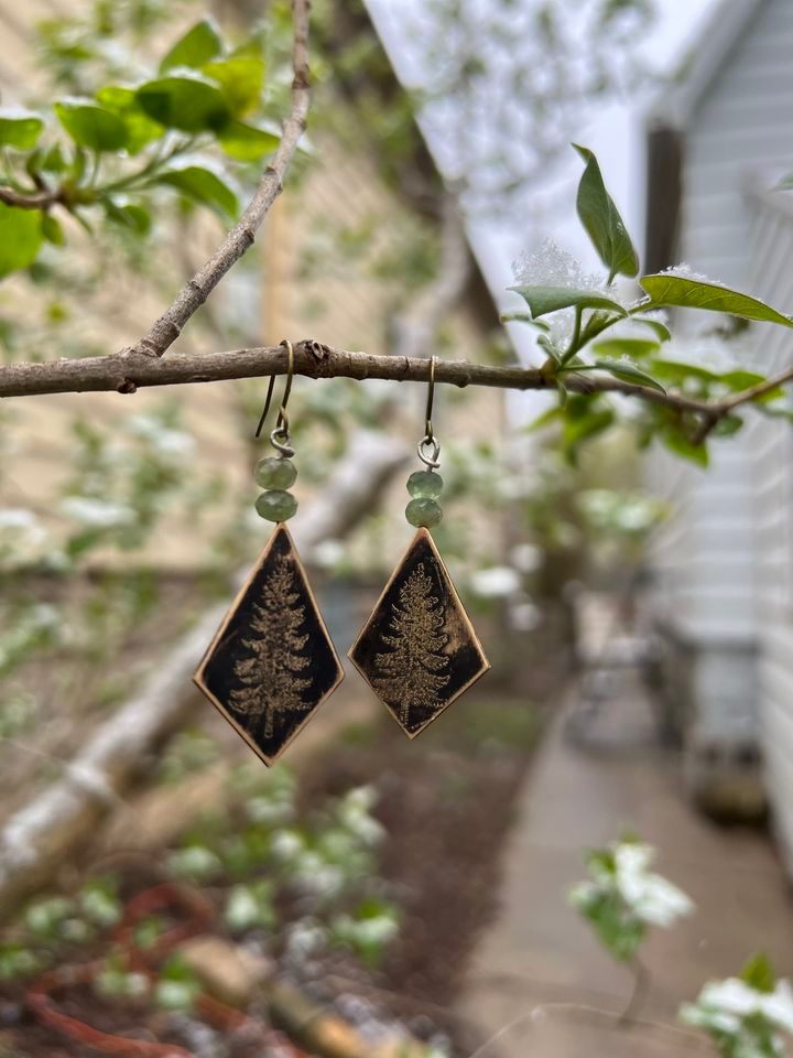 Etched Metal Jewelry Sparrow Collective, Milwaukee, January 2