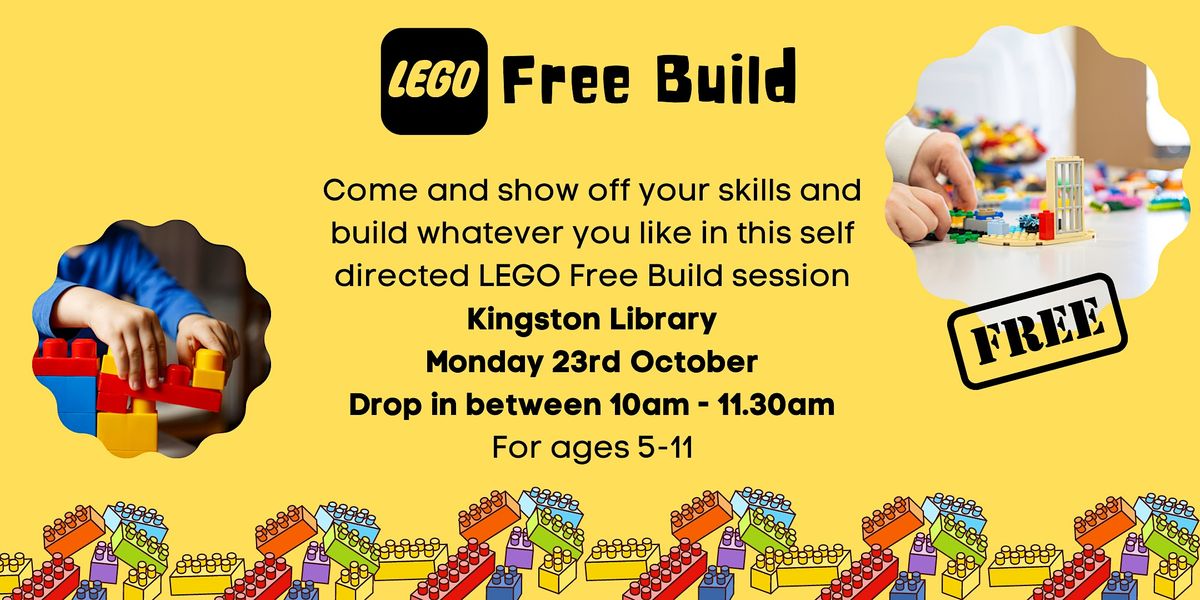 Lego Free Build, Kingston Library, Kingston upon Thames, 23 October