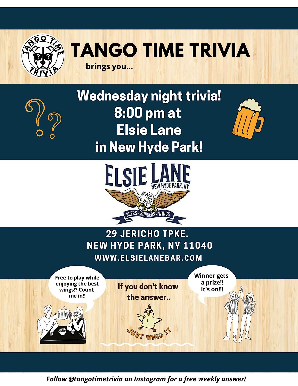 FREE Wednesday Trivia Show! At Elsie Lane of New Hyde Park! | Event in New Hyde Park | AllEvents