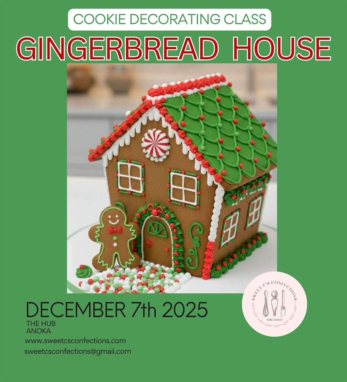 Gingerbread House Decorating Class in Anoka, MN!, 7 December | Event in Anoka | AllEvents