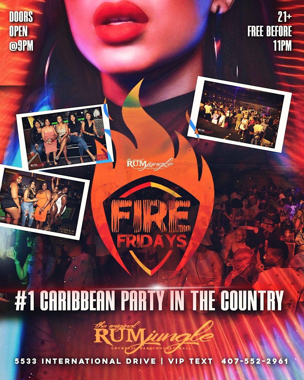 Fire Fridays 1 Caribbean Party in Orlando Fl, Rum Jungle, Orlando, December 8 to December 9