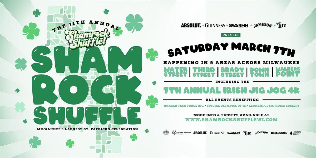 11th Annual Shamrock Shuffle WALKERS POINT, Milwaukee, March 7 2020 AllEvents.in