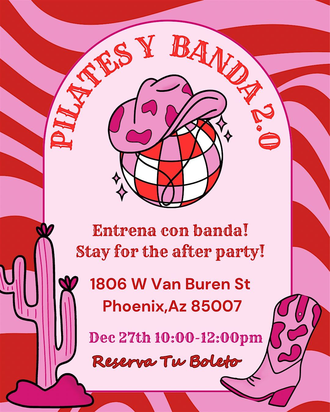 PILATES Y BANDA 2.0, 27 December | Event in Phoenix | AllEvents