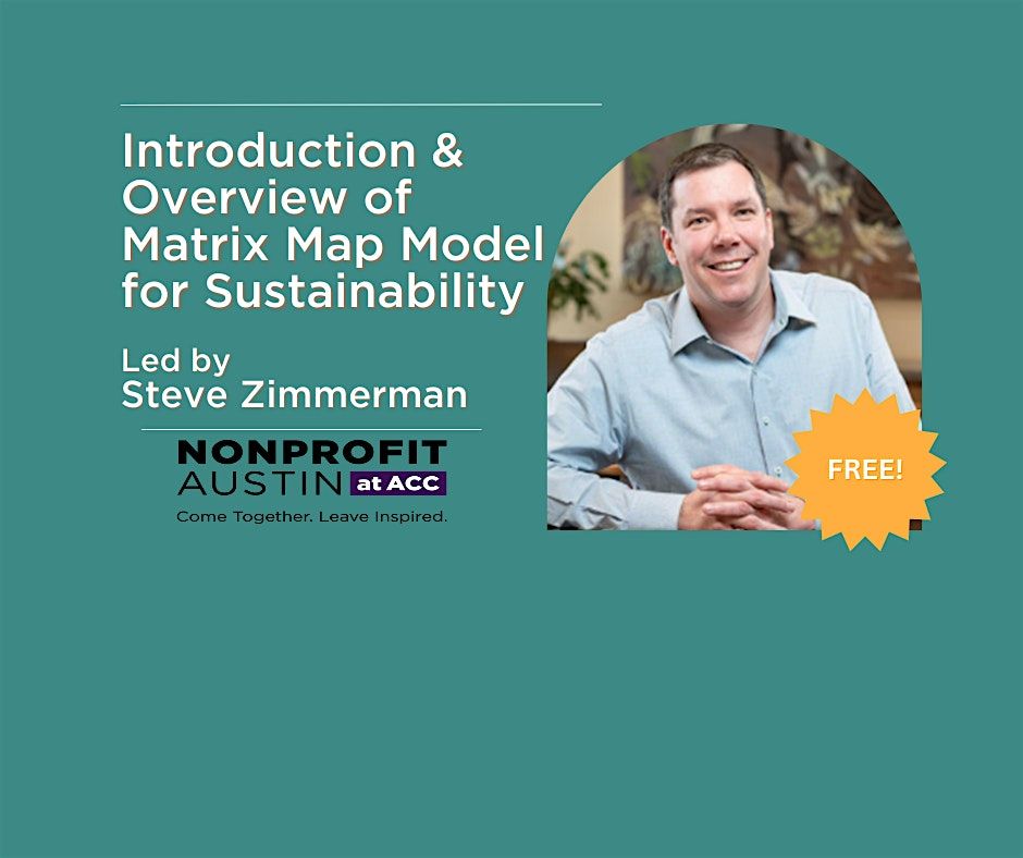 Introduction & Overview of Matrix Map Model for Sustainability, Center ...