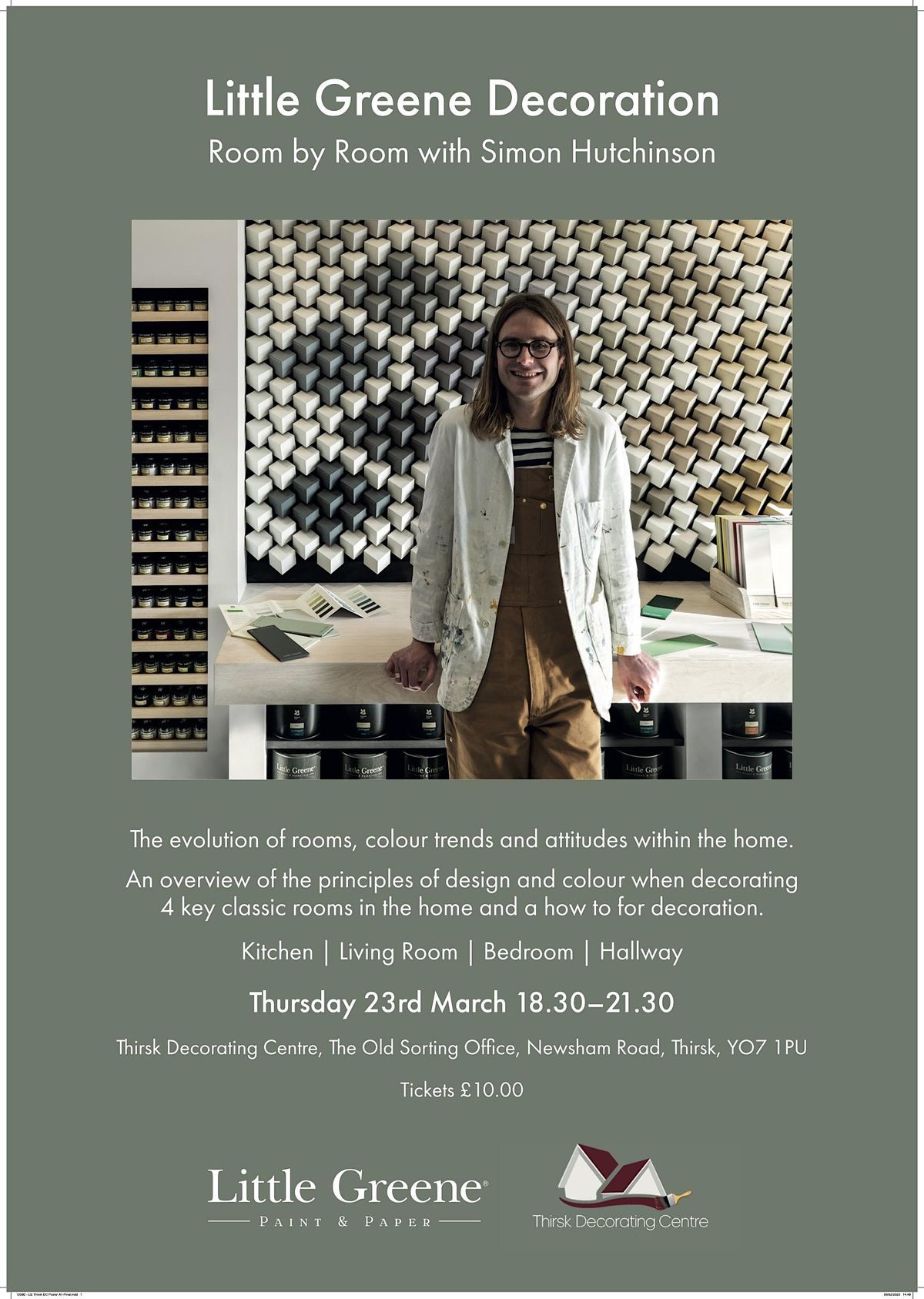 Little Greene Decoration, Room by Room with Simon Hutchinson, Thirsk