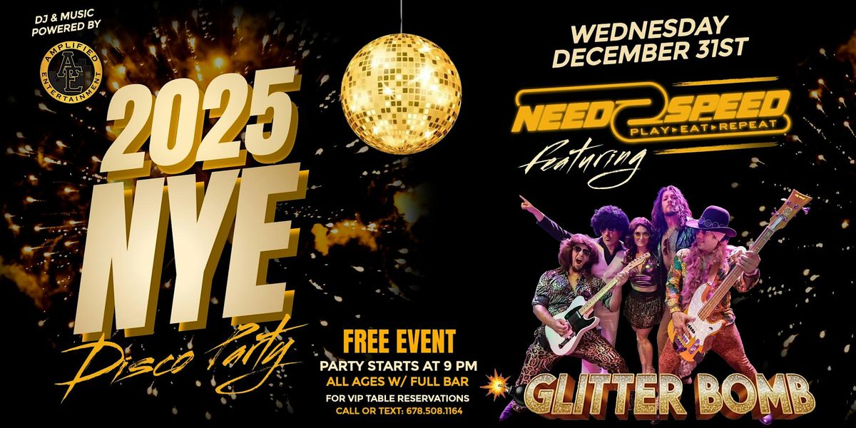 NYE 2025 Disco Party  Featuring GLITTER BOMB, 31 December | Event in Reno | AllEvents