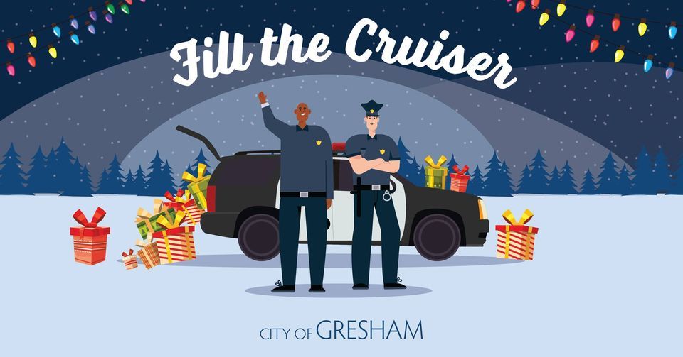 Gresham Police "Fill the Cruiser" Toy Drive, Fred Meyer (2497 Se