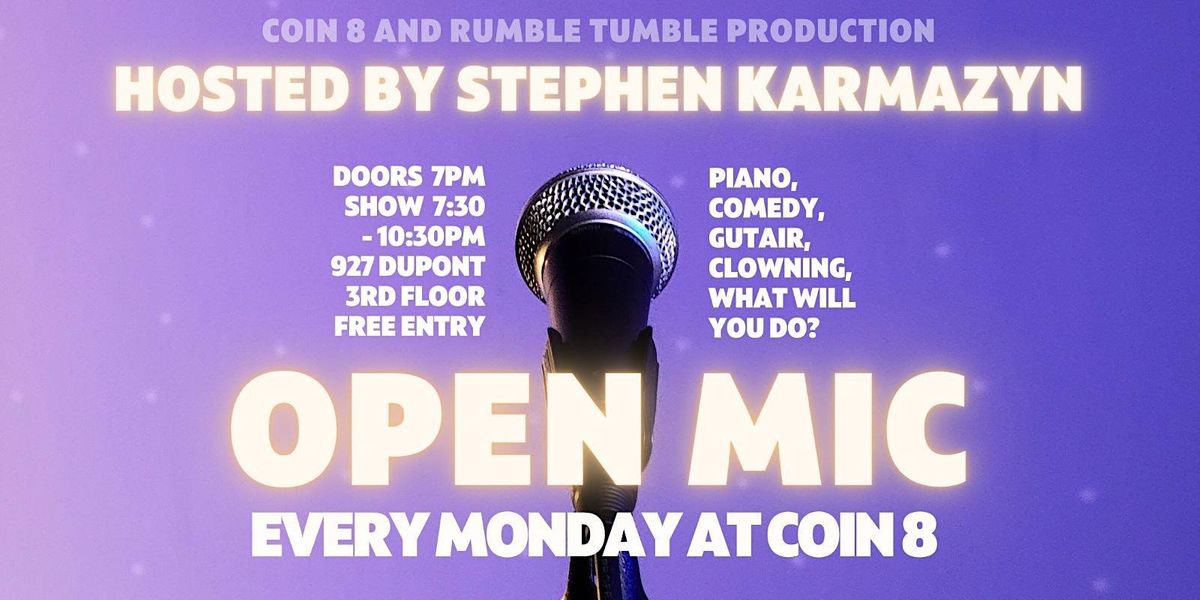 Free Comedy Show Every Monday!, Coin 8 - 3rd Floor, Toronto, 1 January ...