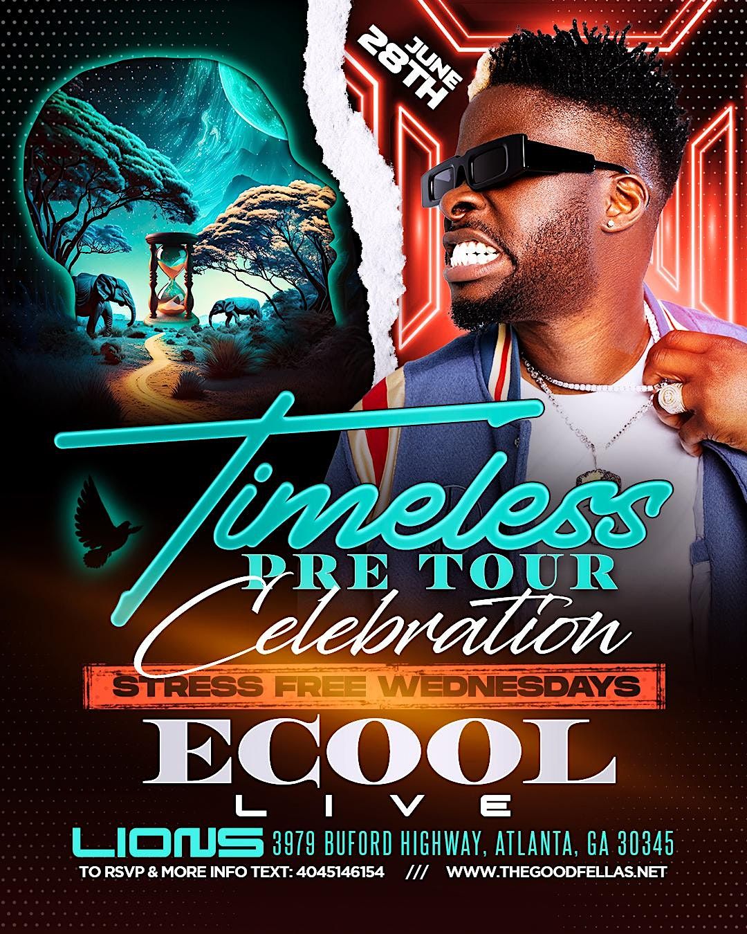 Timeless PreTour Celebration W/ ECool, Lions the Ultra Lounge, Atlanta
