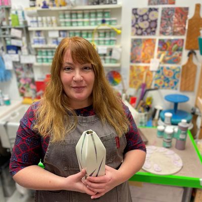 Karen Hanvidge: Slab built, quirky functional and decorative ceramics