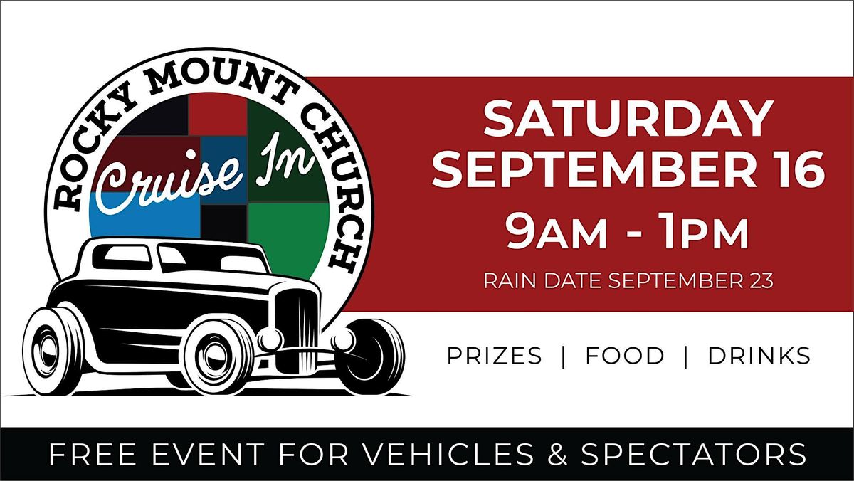 7th Annual Rocky Mount Church CruiseIn Classic Car Show, 1739 Perth Rd, Mooresville, 16