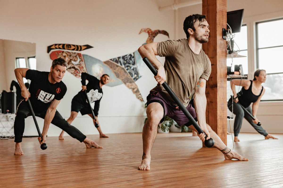 Steel Yoga Routine Steel Mace Vinyasa Yoga Class, Jett Movement Academy, Queen Street ...