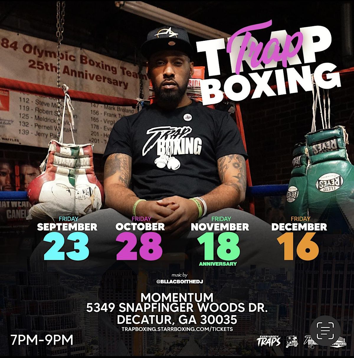 Trap Boxing 4 Year Anniversary (Glow In The Dark Boxing Workout