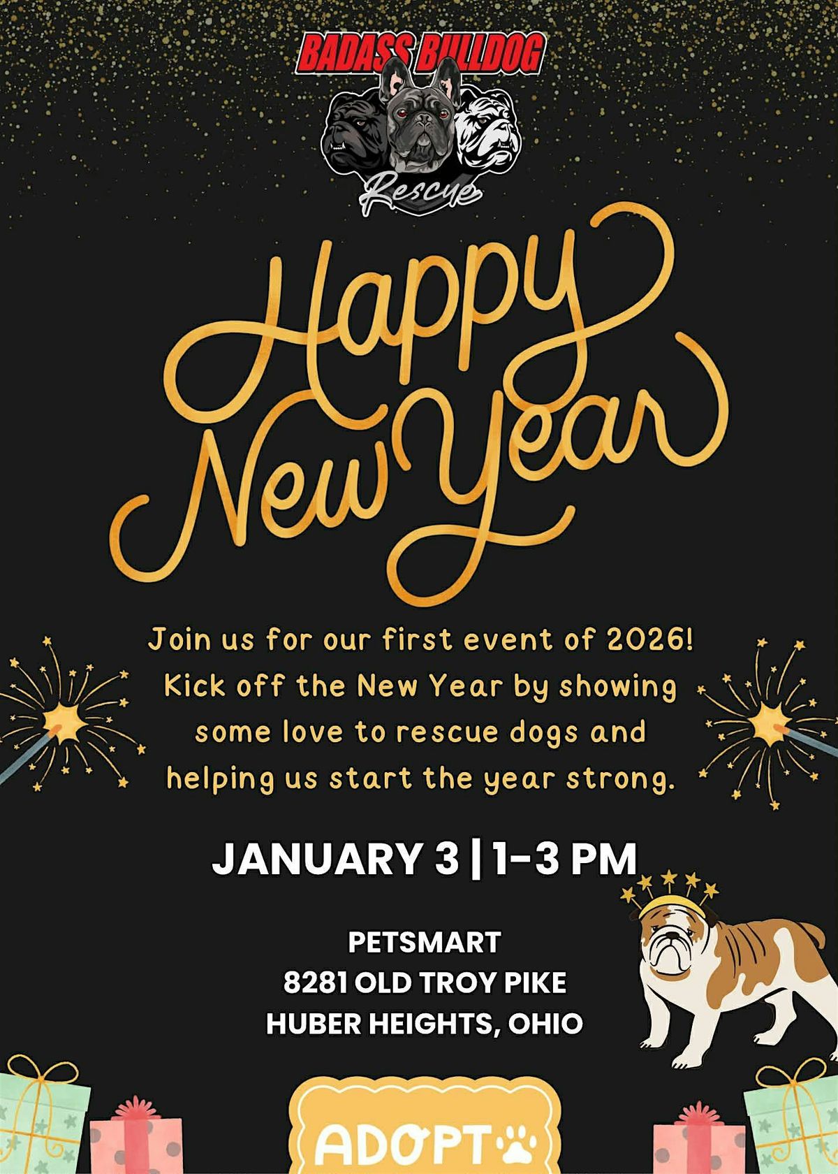 Celebrate New Year’s with Bulldogs!, 3 January | Event in Huber Heights | AllEvents