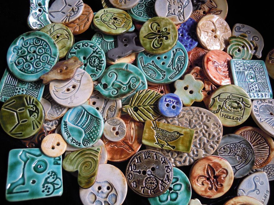 Pottery Ceramic Buttons, Finding Roots, Howell, 16 March 2024 | AllEvents