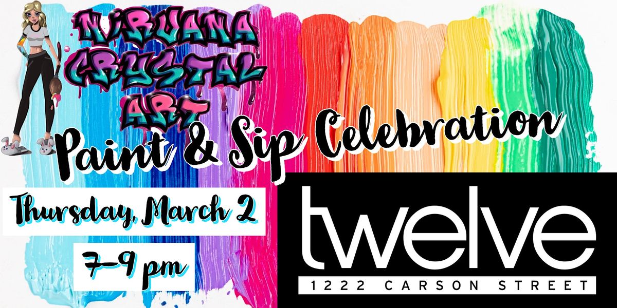 Paint & Sip Celebration, Twelve Whiskey Barbecue, Pittsburgh, 2 March