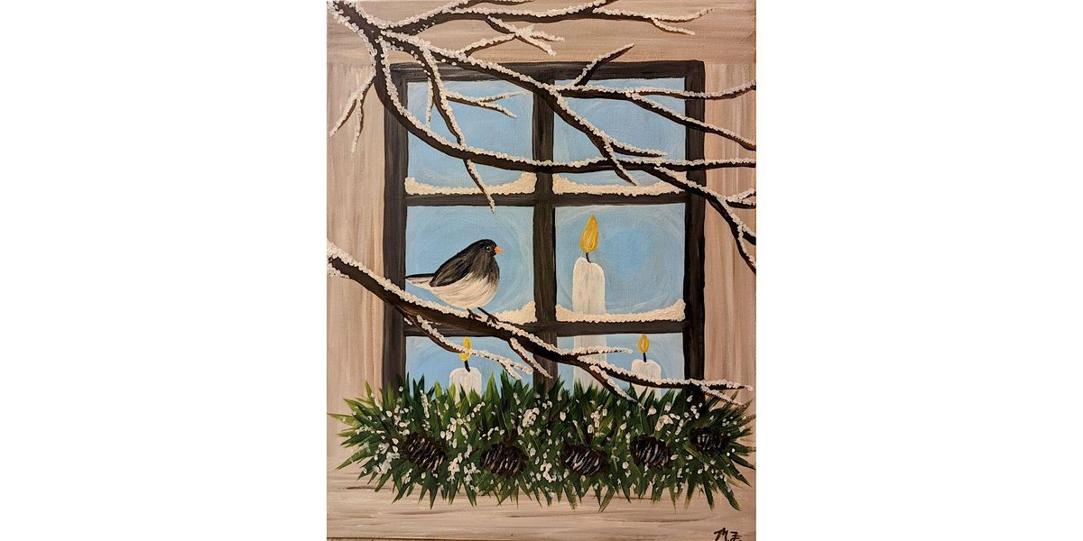 Paint and sip this beautiful “Looking In” painting at Back Forty Texas