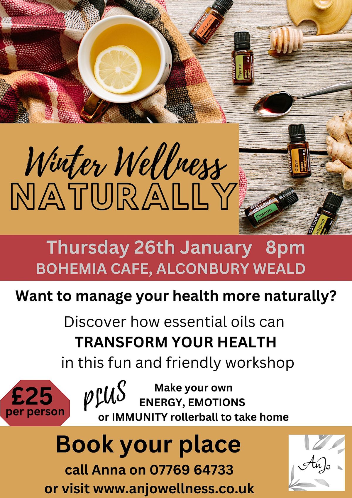Winter Wellness Bohemia Cafe, Alconbury Weald, Bohemia Cafe
