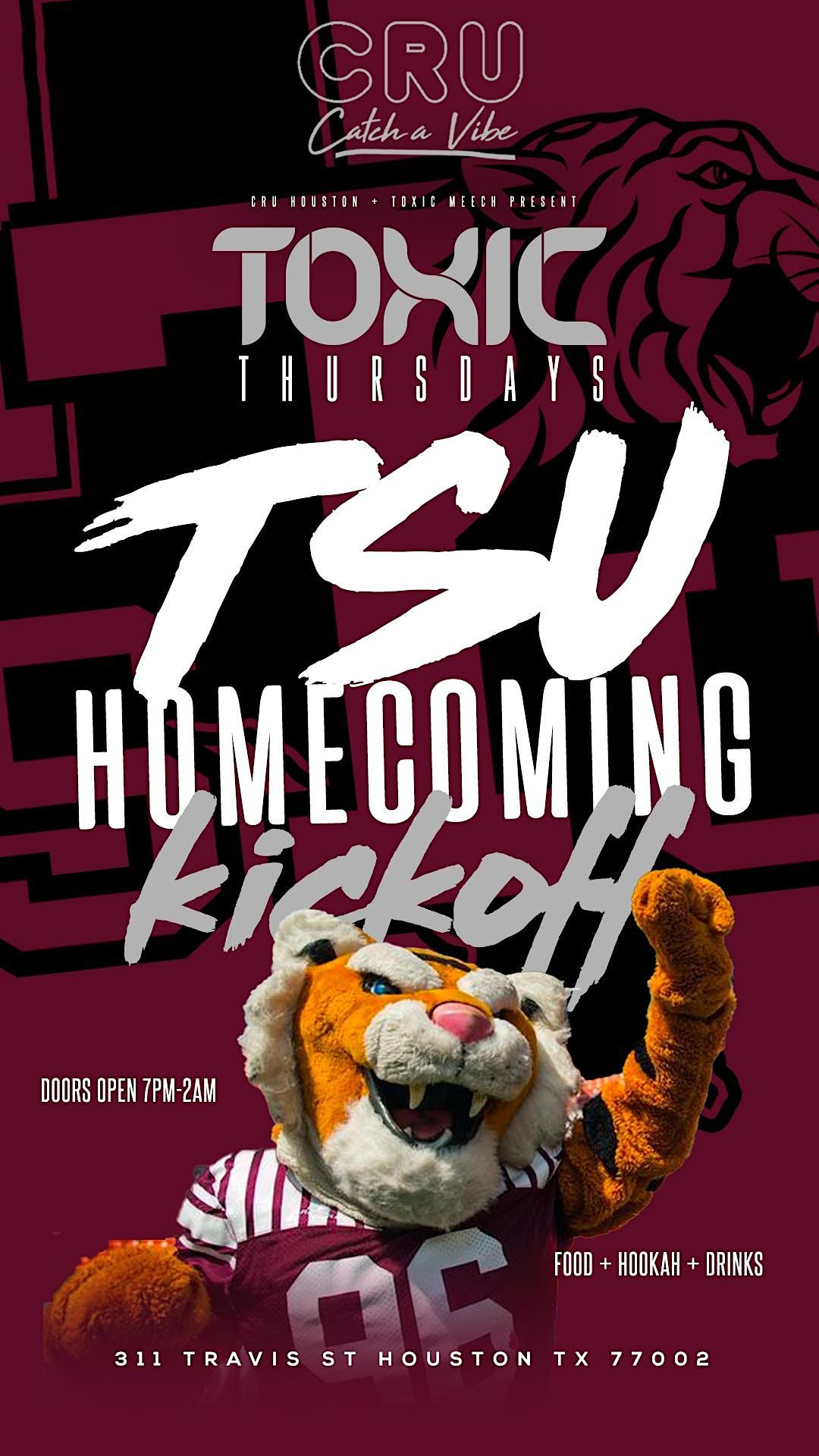 TSU WEEKEND KICKOFF TOXIC THURSDAYS AFTER DARK, 311 Travis