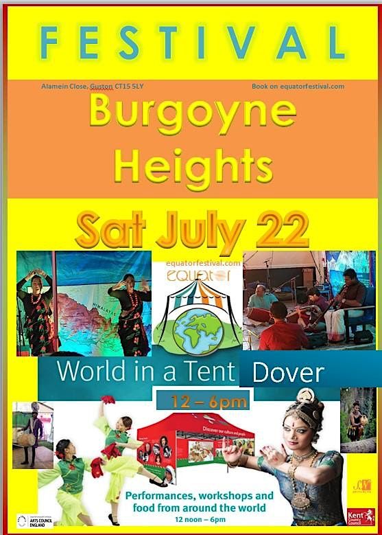 World in a Tent multicultural Festival Dover, Burgoyne Heights, Guston, 22 July 2023 AllEvents.in