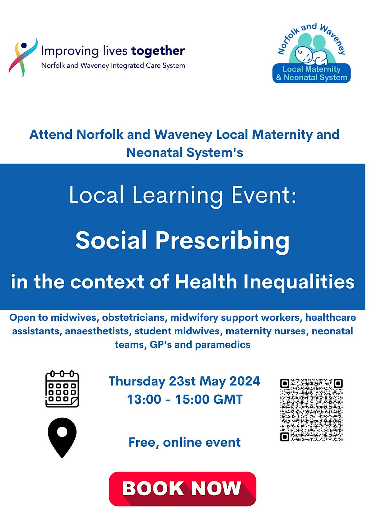 Social Prescribing in the context of Health Inequalities, May 23 2024 ...