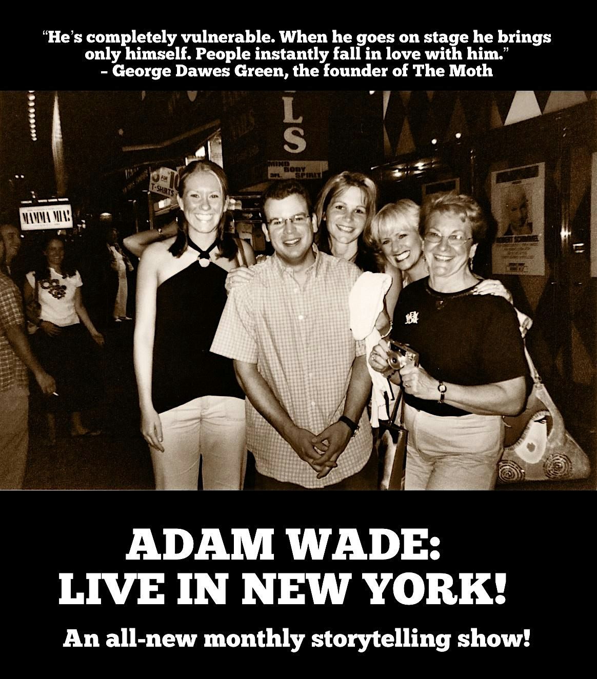 Adam Wade: LIVE IN NEW YORK! | Event in New York | AllEvents