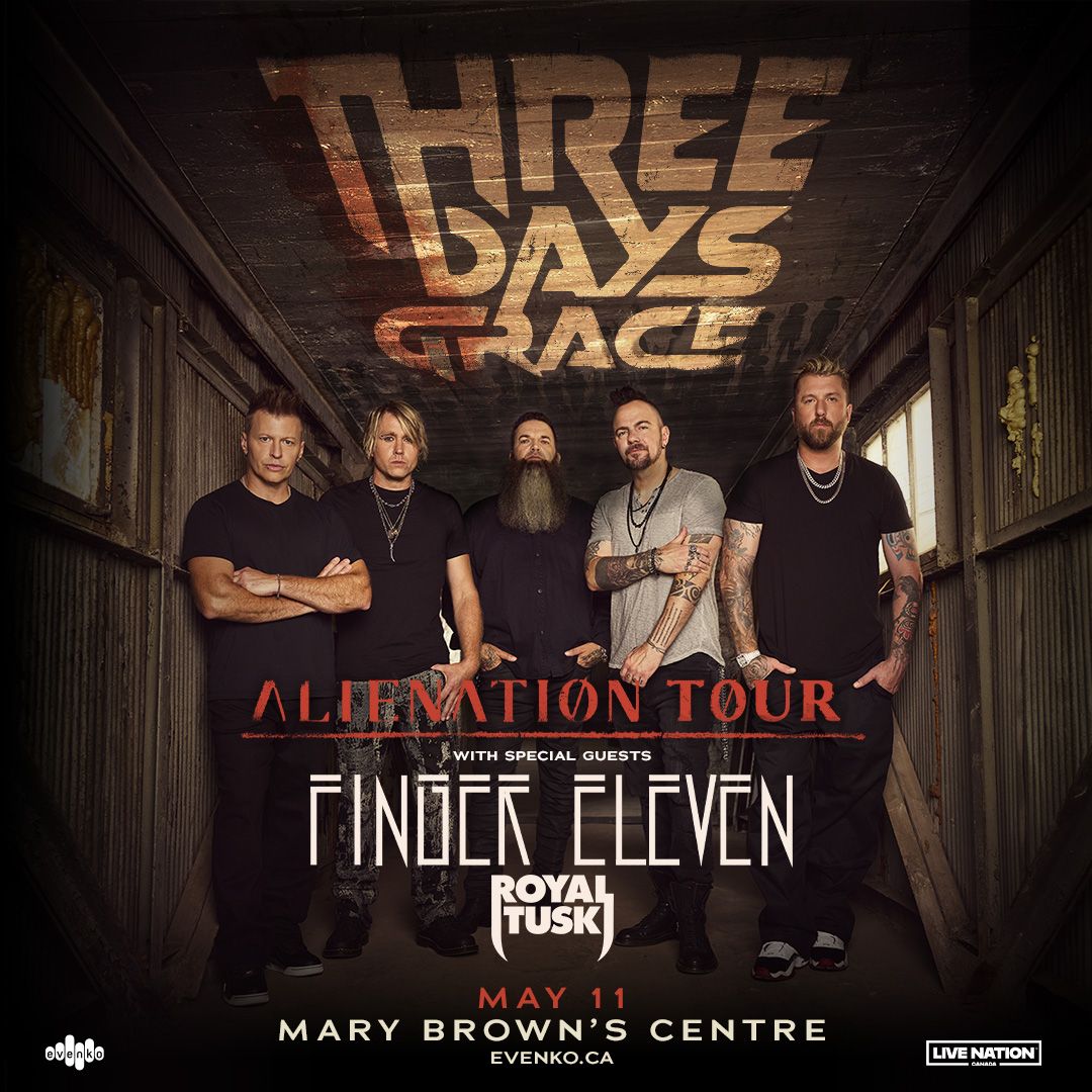 Three Days Grace & Royal Tusk, 3 May | Event in Oshawa | AllEvents