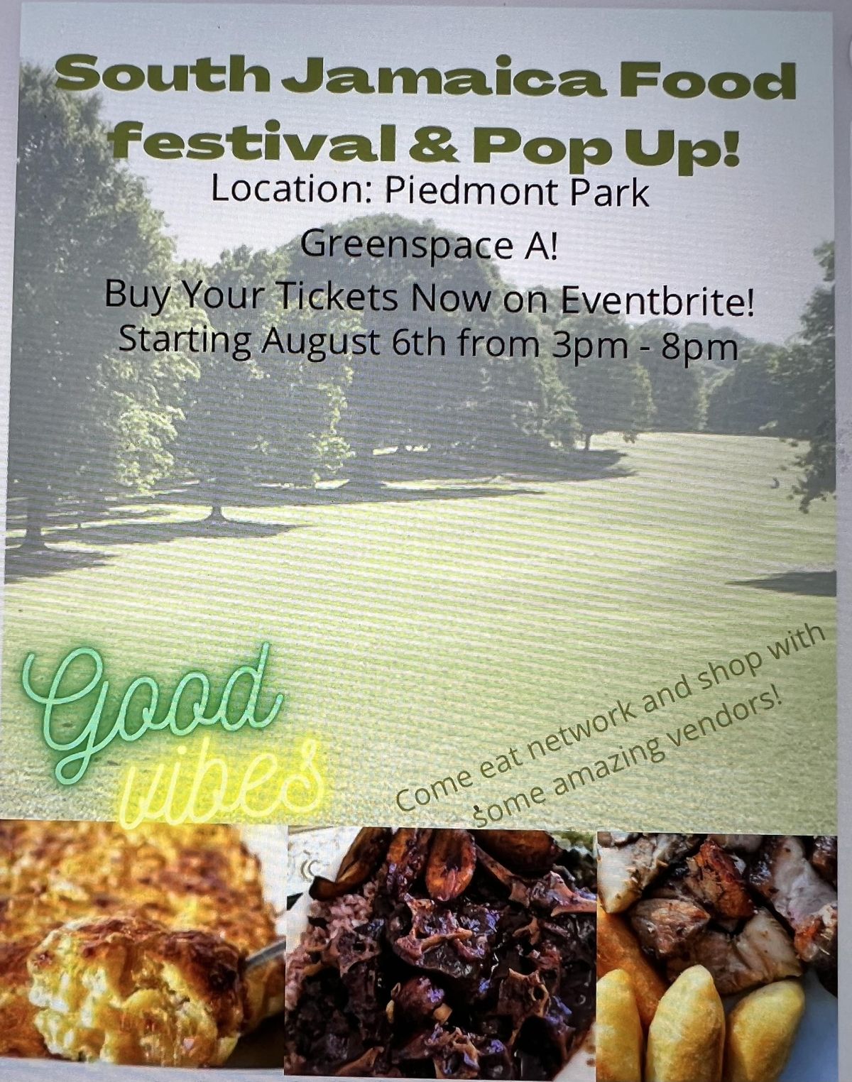 Atlanta 2021 eve countdown party year allevents years South Jamaica Food Festival & Pop Up, Piedmont Park Trail, Atlanta, September 3 2022 | AllEvents.in