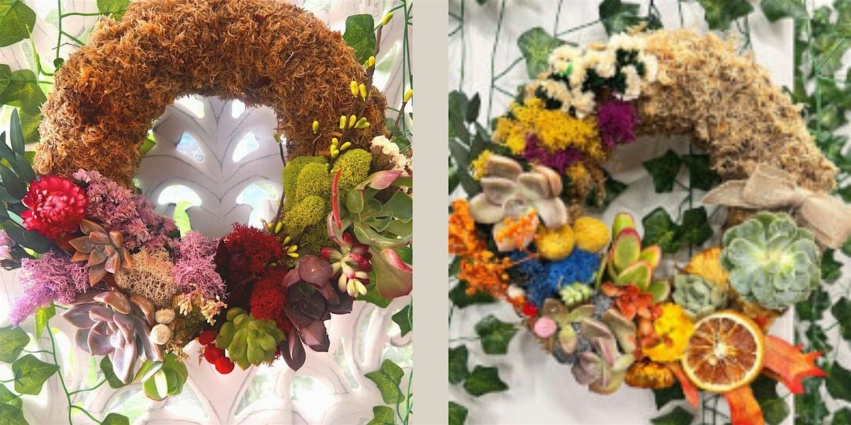 Create & Celebrate Nature: Living Succulent Wreath Making Workshop | Event in San Mateo | AllEvents