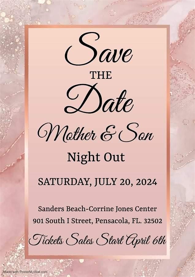 Mother & Son Night Out, Sanders BeachCorinne Jones Resource Center