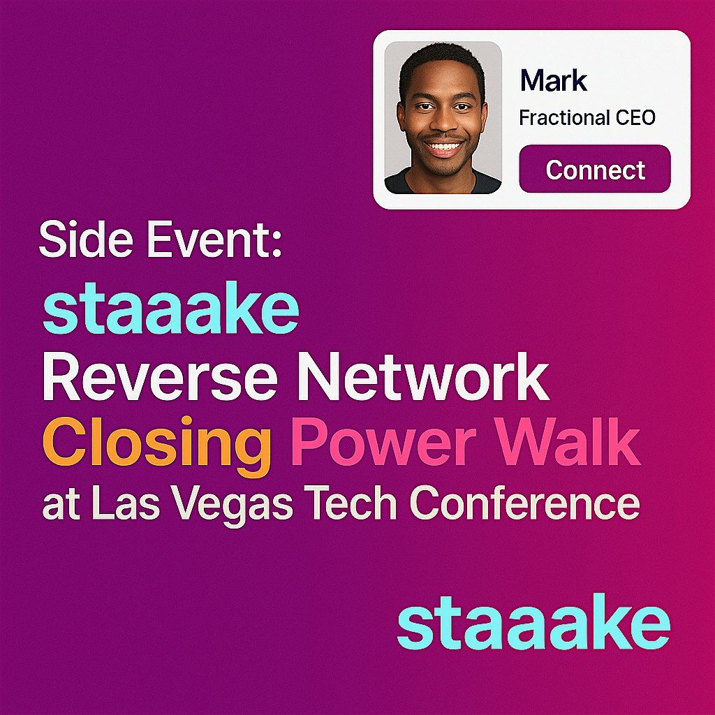 Side Event: Reverse Network Closing Power Walk at Las Vegas Tech Conference, 9 January | Event in Las Vegas