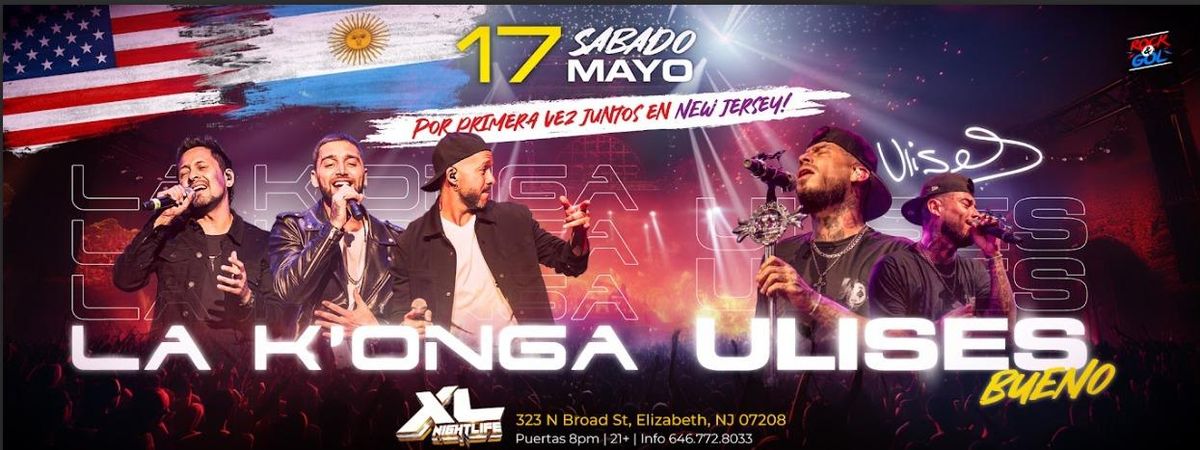 LA K'ONGA Y ULISES BUENO EN NEW JERSEY, 17 May | Event in Elizabeth | AllEvents