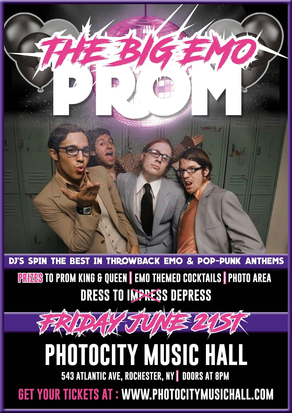 The Big Emo Prom - Rochester, NY, Photo City Music Hall, Rochester, 21 ...