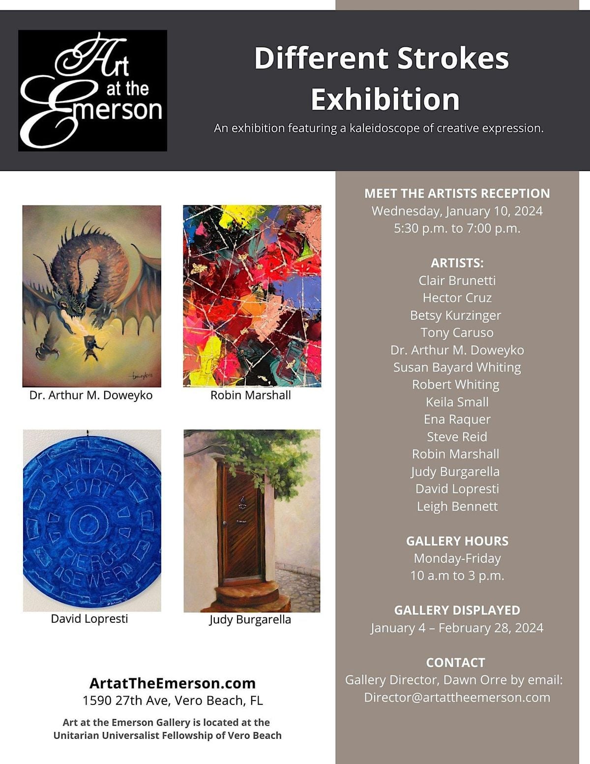 Exhibit Opening The Emerson Center Vero Beach 10 January 2024 exhibit-opening-the-emerson-center-vero-beach-10-january-2024