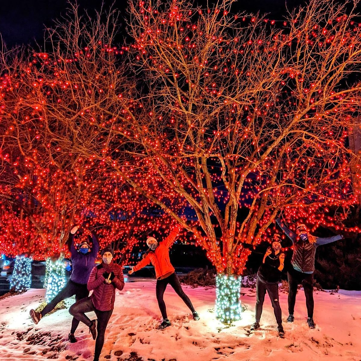 Winter trail run clinic + Holiday lights run!, Runners Roost, Golden