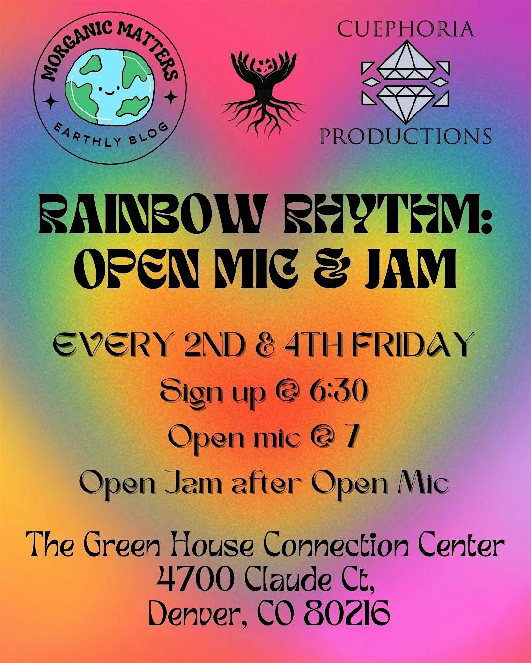 Rainbow Rhythm: an inclusive open mic & open jam | Event in Denver | AllEvents