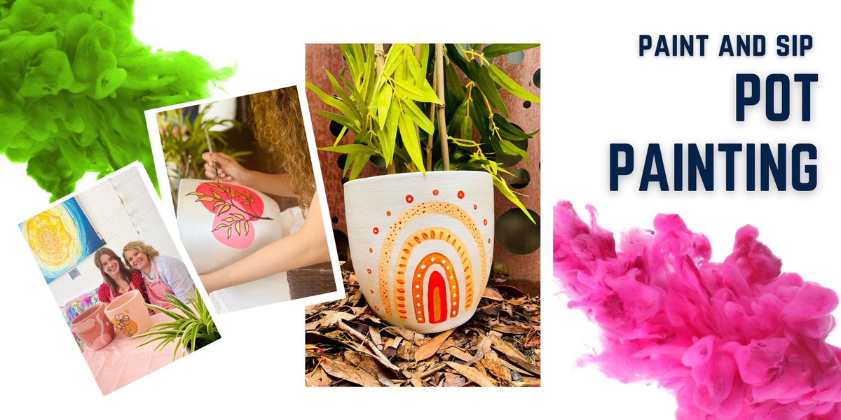 Pot Painting Adelaide Paint and Sip, Paintelaide Adelaide