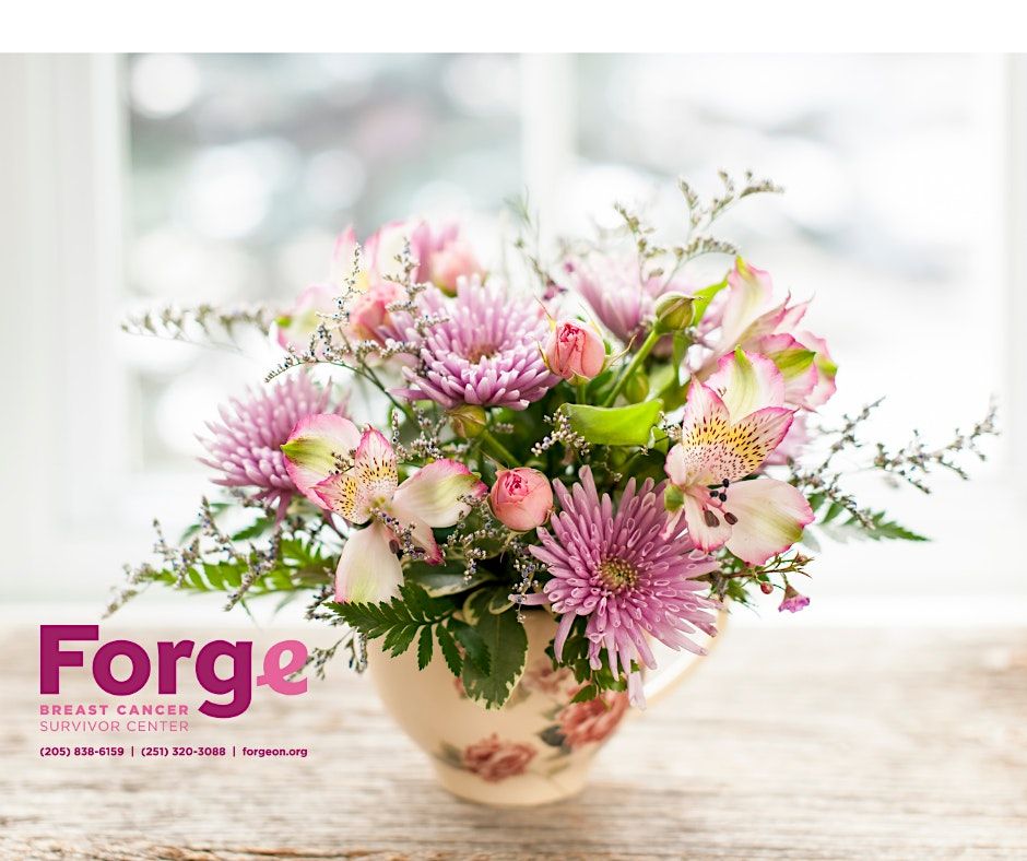 Gardening Flower Arrangements, Breast Cancer Survivor