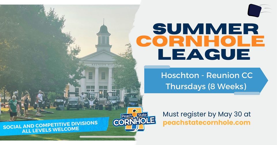 Hoschton Summer Cornhole League (8 Thursdays), Reunion Country Club