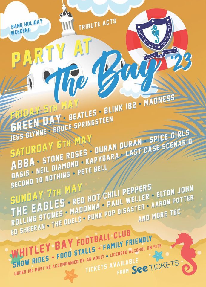 Party At The Bay 2023 Whitley Bay, 5 May | Event in Whitley Bay | AllEvents.in