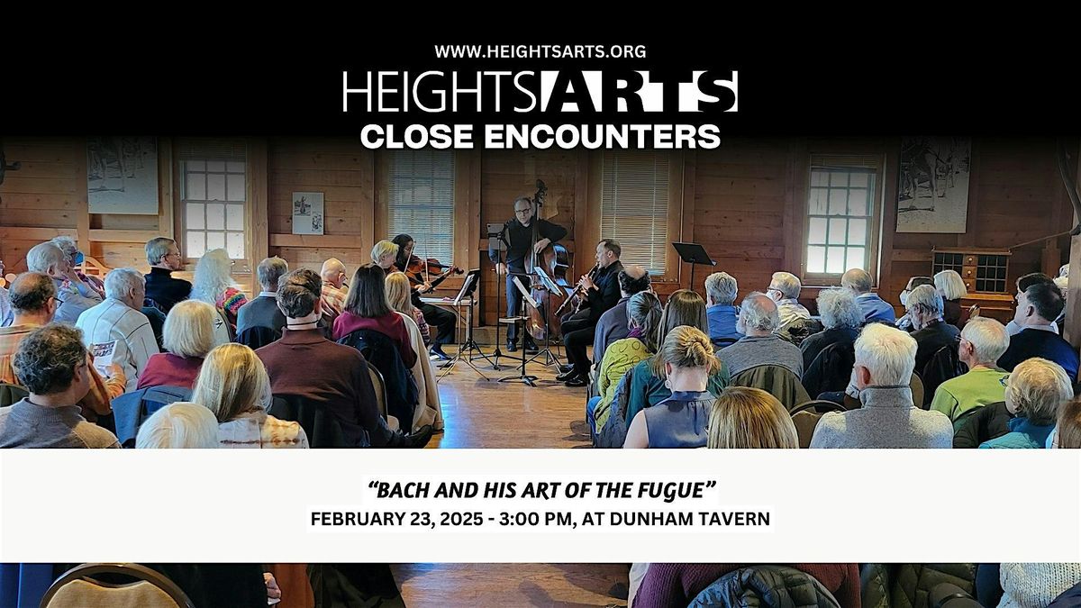 Close Encounters |Bach and his Art of the Fugue, 13 July | Event in Cleveland | AllEvents