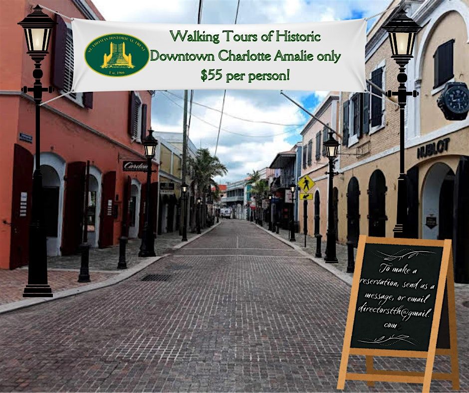 Downtown Walking Tour - St Thomas History (March- June 2025) | Event in Charlotte Amalie | AllEvents