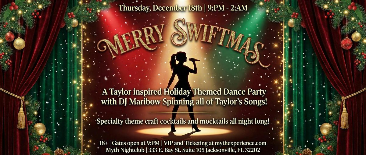 Myth Nightclub Presents: MERRY SWIFTMAS | 12.18.25, 18 December | Event in Jacksonville | AllEvents